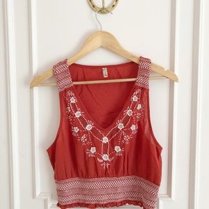Free People Red top (small)